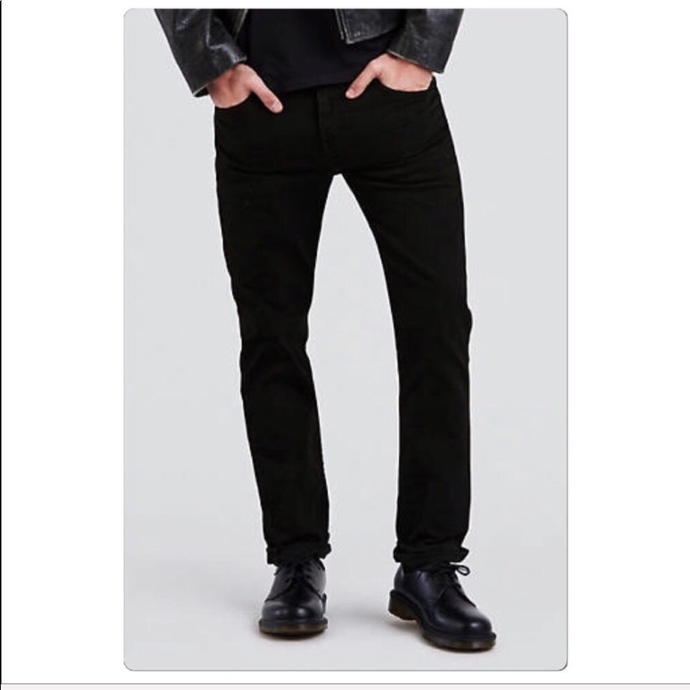 𝅺HALIFAX Denim Group men’s black jeans 34W x 32L